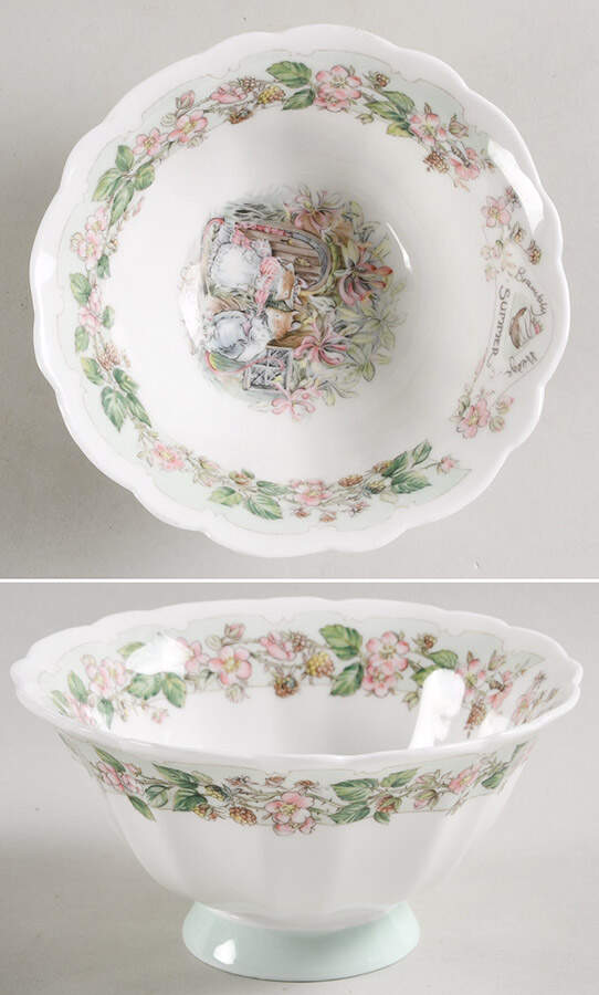Brambly Hedge 6" Footed Bowl by Royal Doulton-1