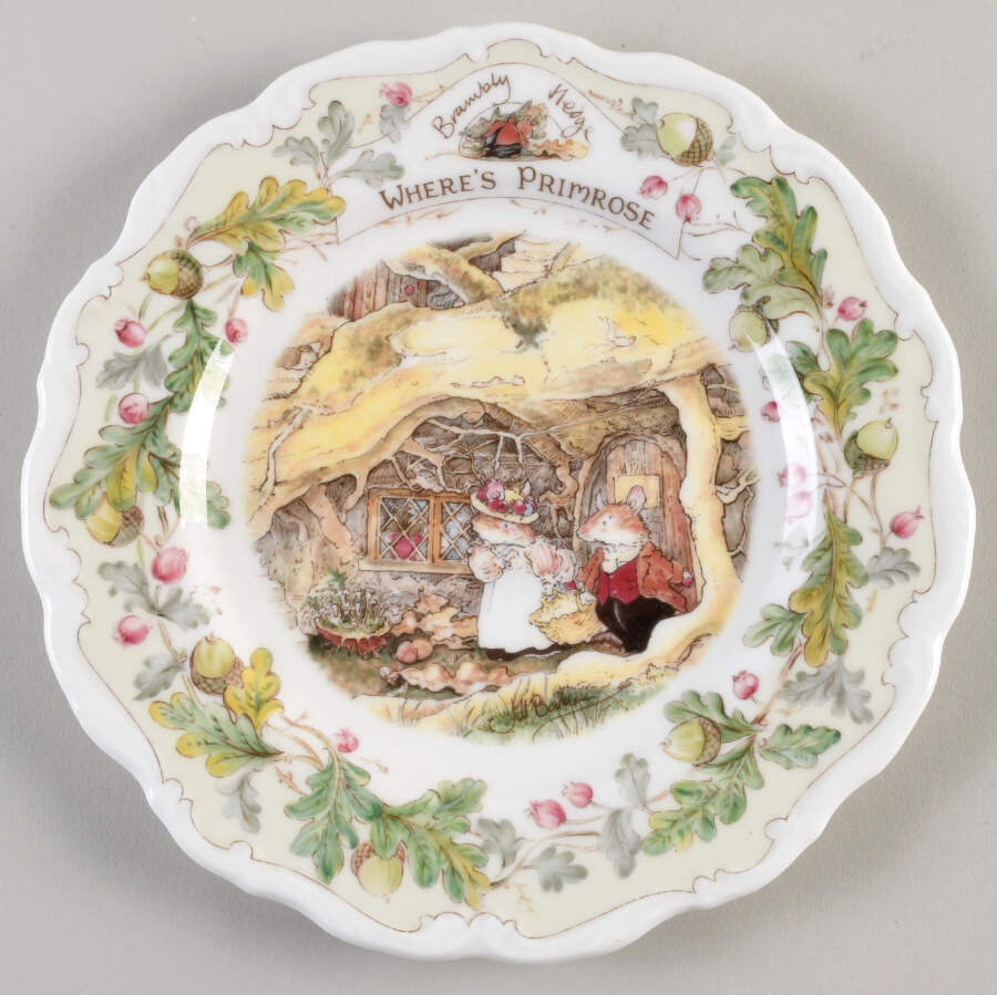Brambly Hedge Salad Plate by Royal Doulton-1