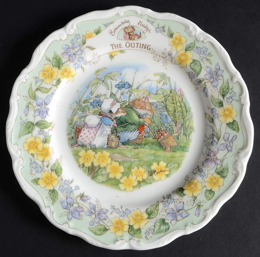 Brambly Hedge Salad Plate by Royal Doulton-1