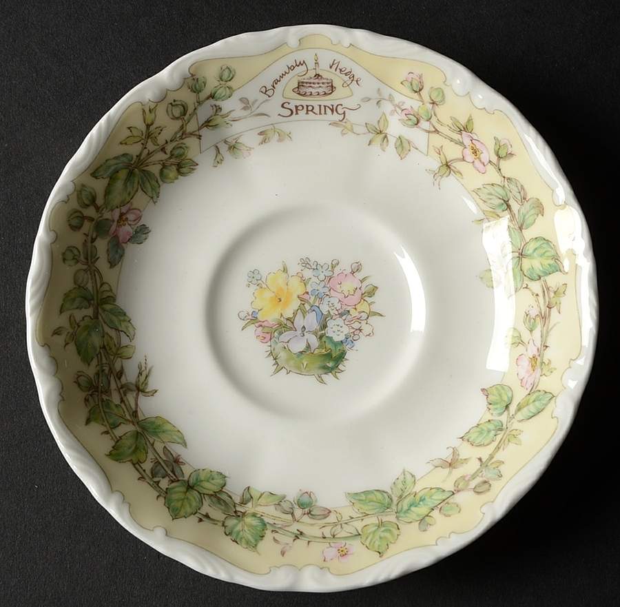 Brambly Hedge Saucer for Footed Cup by Royal Doulton-1