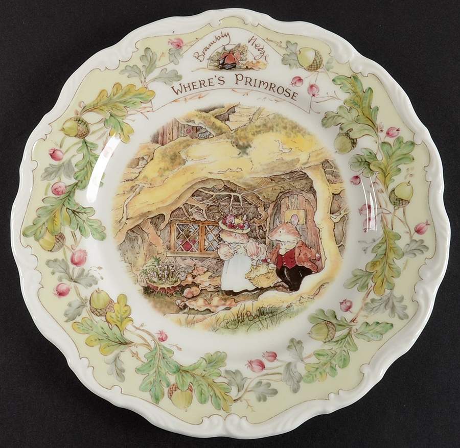 Brambly Hedge Salad Plate by Royal Doulton-1