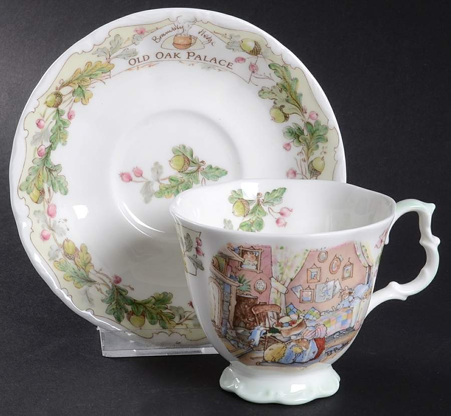 Brambly Hedge Footed Cup & Saucer Set by Royal Doulton-1