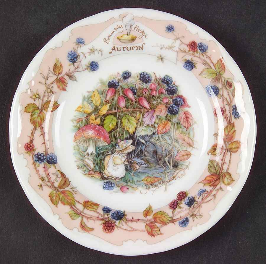 Brambly Hedge Miniature Plate by Royal Doulton-1