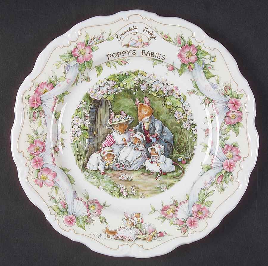 Brambly Hedge Salad Plate by Royal Doulton-1