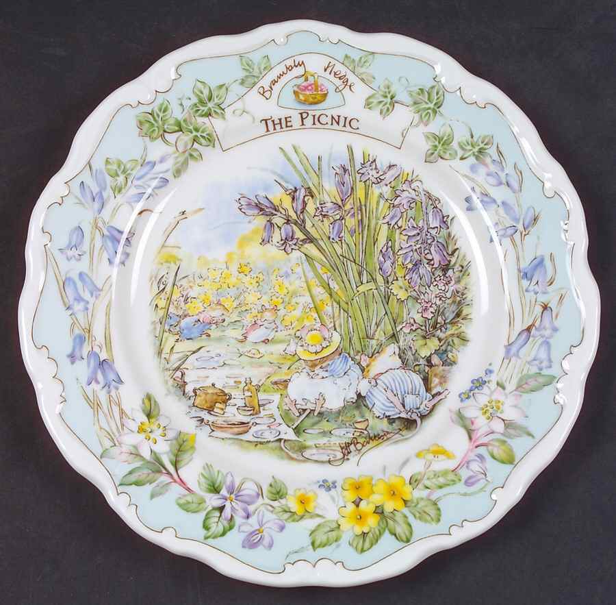 Brambly Hedge Salad Plate by Royal Doulton-1