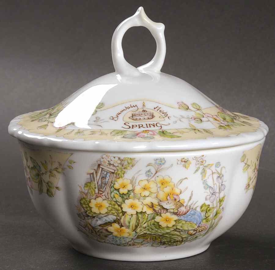 Brambly Hedge 4" Candy Box & Lid by Royal Doulton-1