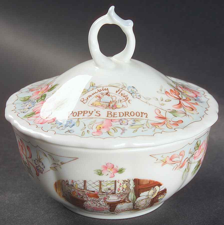 Brambly Hedge 4" Candy Box & Lid by Royal Doulton-1
