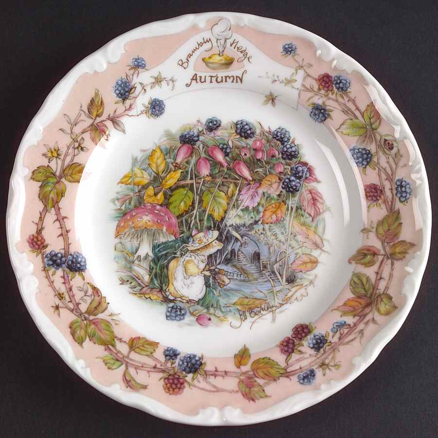 Brambly Hedge Bread & Butter Plate by Royal Doulton-1