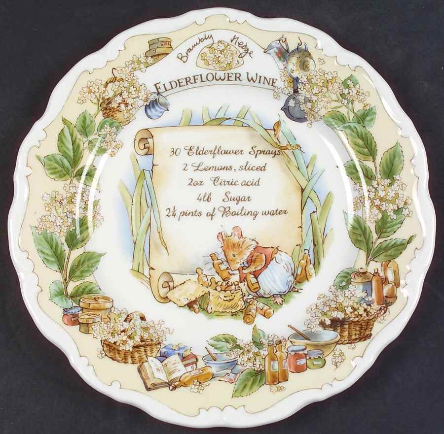 Brambly Hedge Recipe Plate by Royal Doulton-1