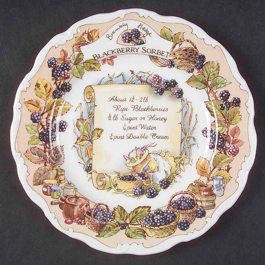 Brambly Hedge Recipe Plate by Royal Doulton-1