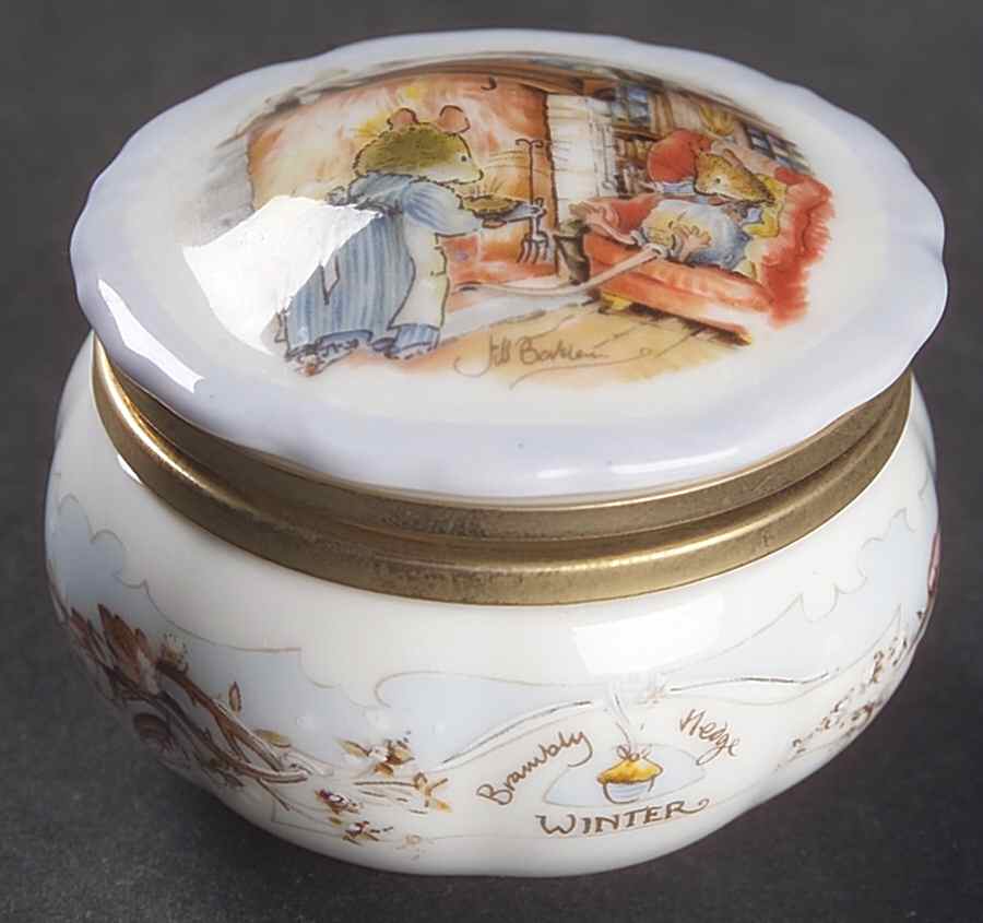 Brambly Hedge Round Hinged Box by Royal Doulton-1