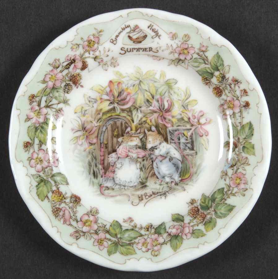 Brambly Hedge Miniature Plate by Royal Doulton-1