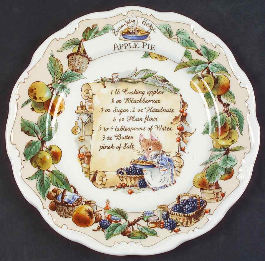 Brambly Hedge Recipe Plate by Royal Doulton-1