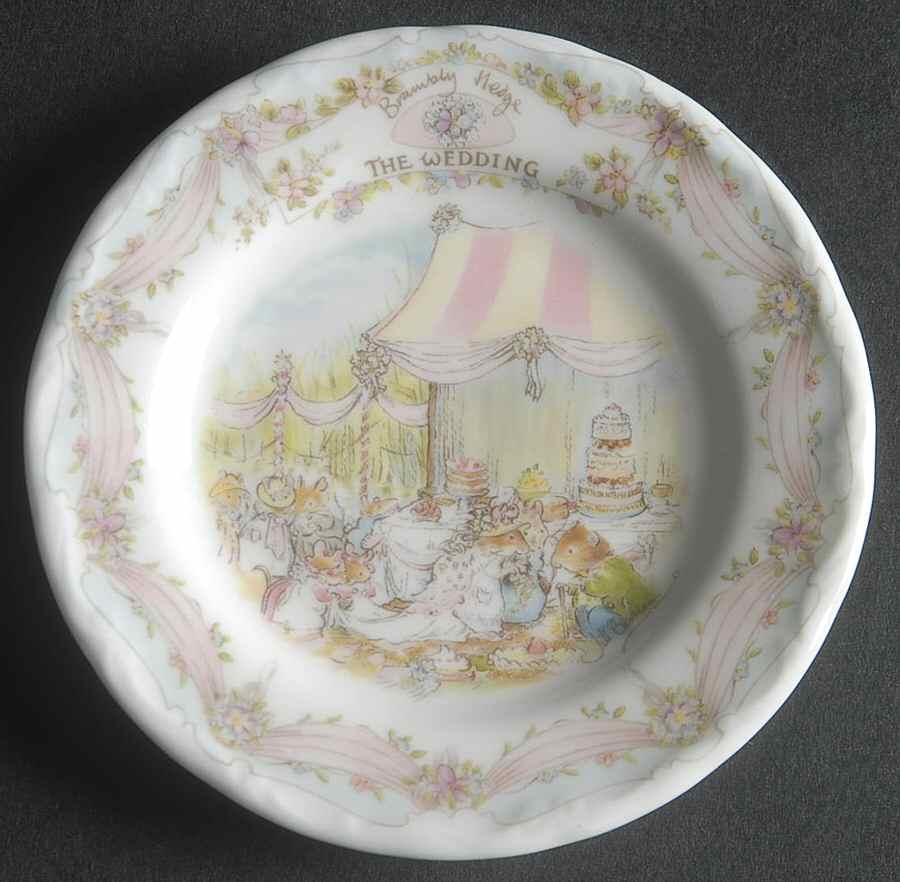 Brambly Hedge Miniature Plate by Royal Doulton-1