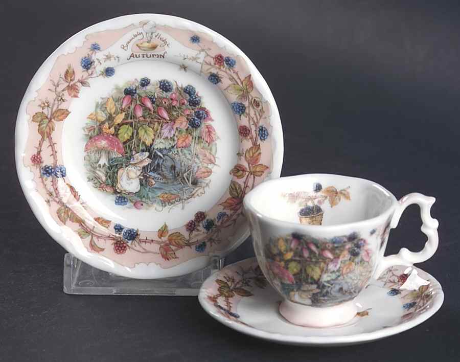 Brambly Hedge 3-Piece Mini 4 Season Tea Set (CS & PL) by Royal Doulton-1