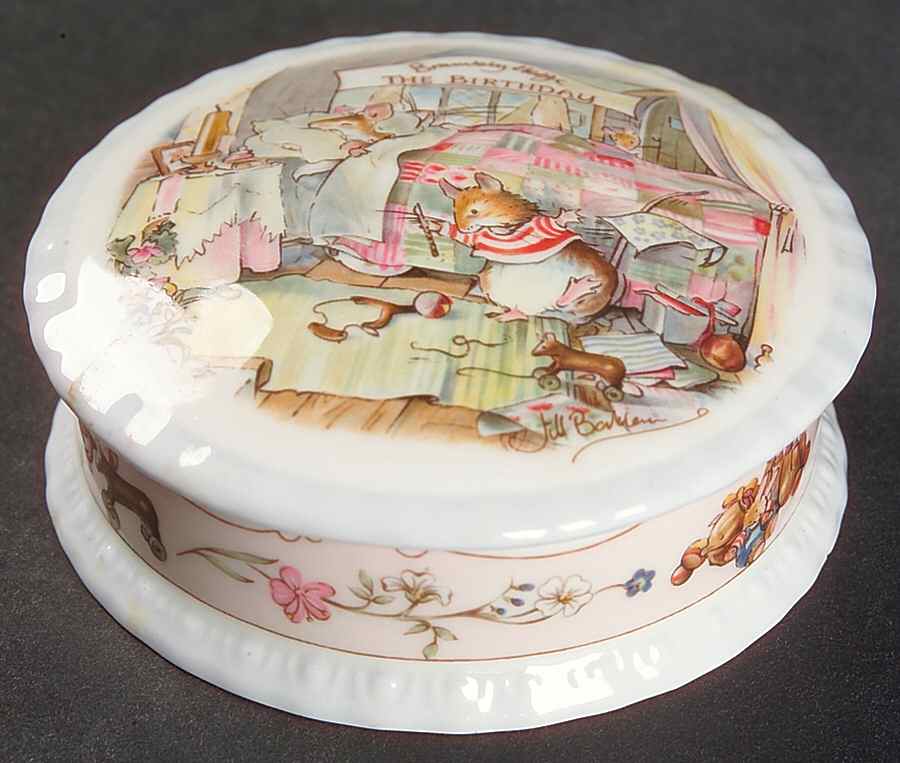 Brambly Hedge Trinket Box with Lid by Royal Doulton-1