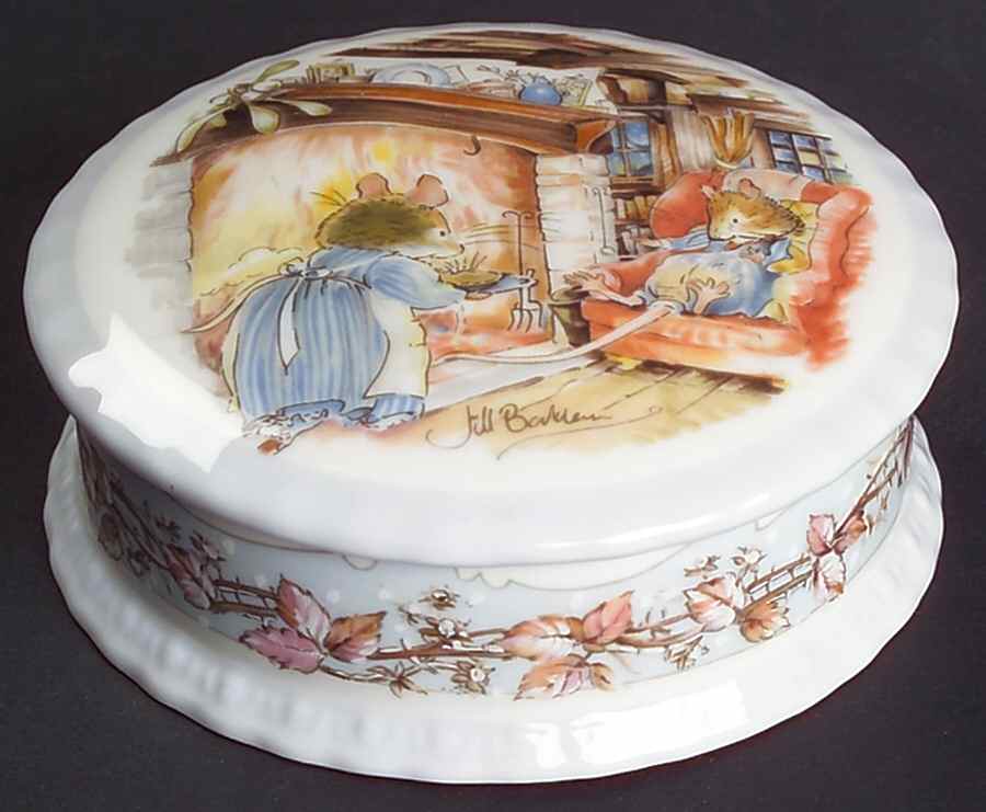 Brambly Hedge Trinket Box with Lid by Royal Doulton-1