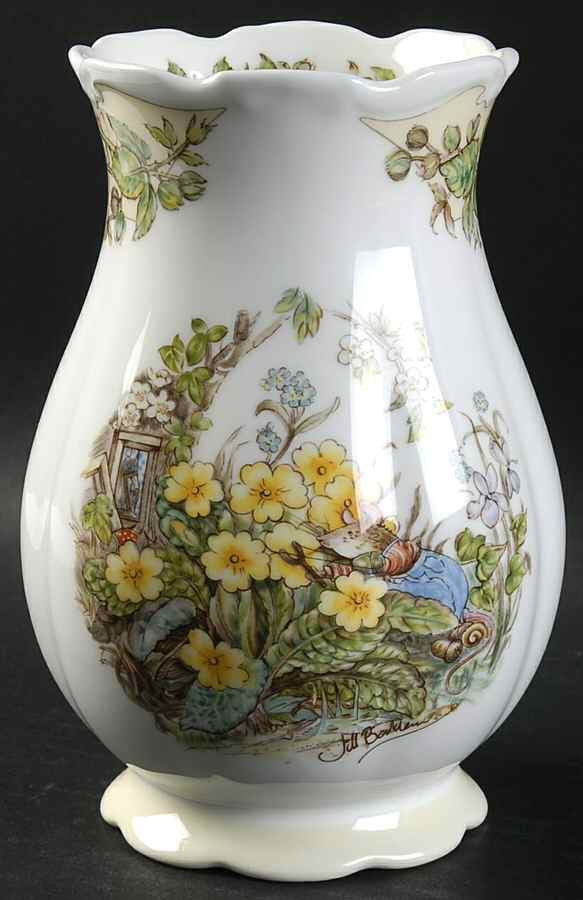 Brambly Hedge 6" Gainsborough Vase by Royal Doulton-1
