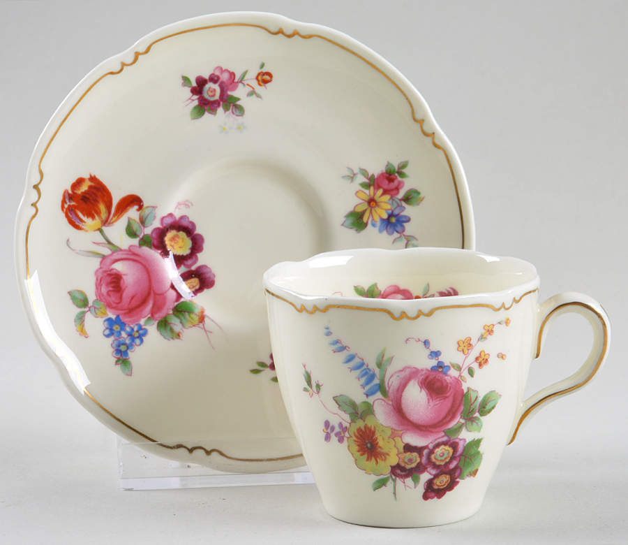 The Bristol Flat Demitasse Cup & Saucer Set by Royal Doulton-1