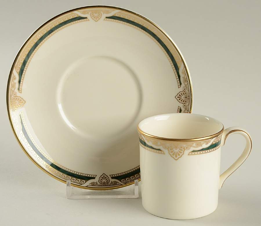 Bristol Flat Demitasse Cup & Saucer Set by Royal Doulton-1