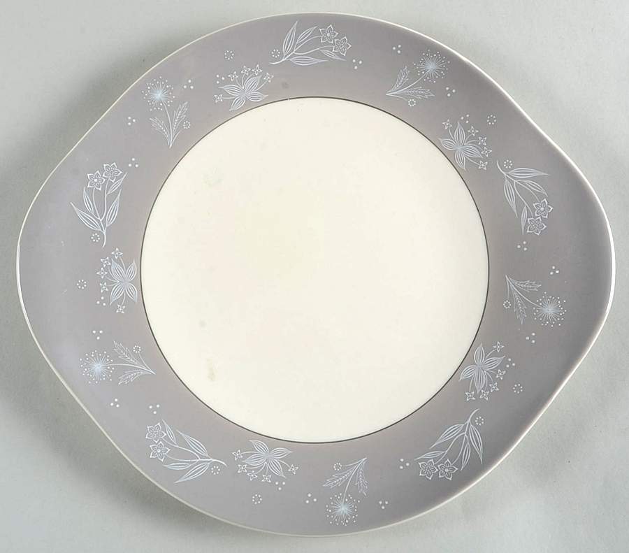 Bridal Veil Handled Cake Plate by Royal Doulton-1