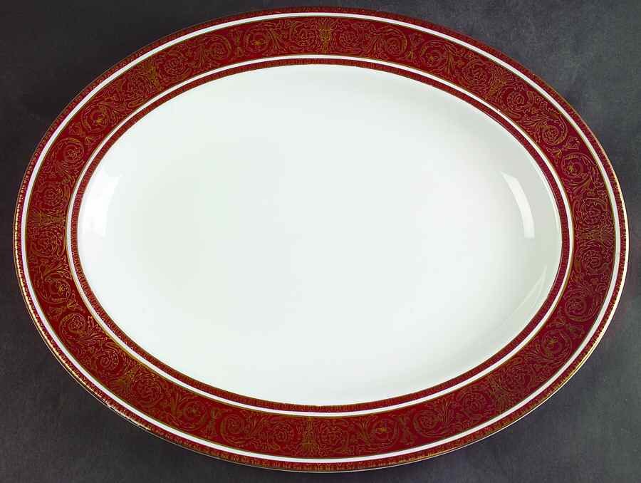 Buckingham 13" Oval Serving Platter by Royal Doulton-1