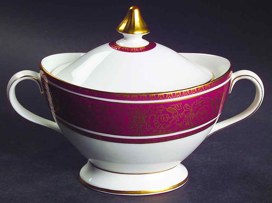Buckingham Sugar Bowl & Lid by Royal Doulton-1
