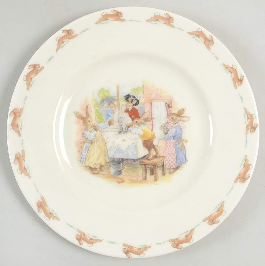 Bunnykins (Albion Shape) Salad Plate by Royal Doulton-1