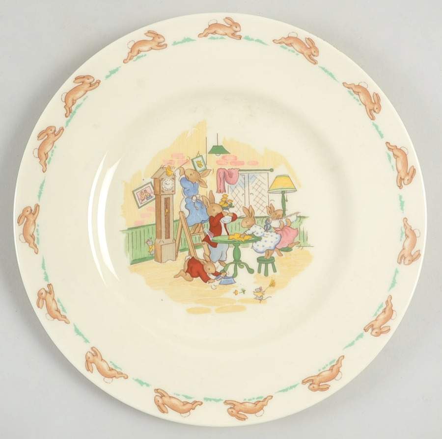 Bunnykins (Albion Shape) Salad Plate by Royal Doulton-1