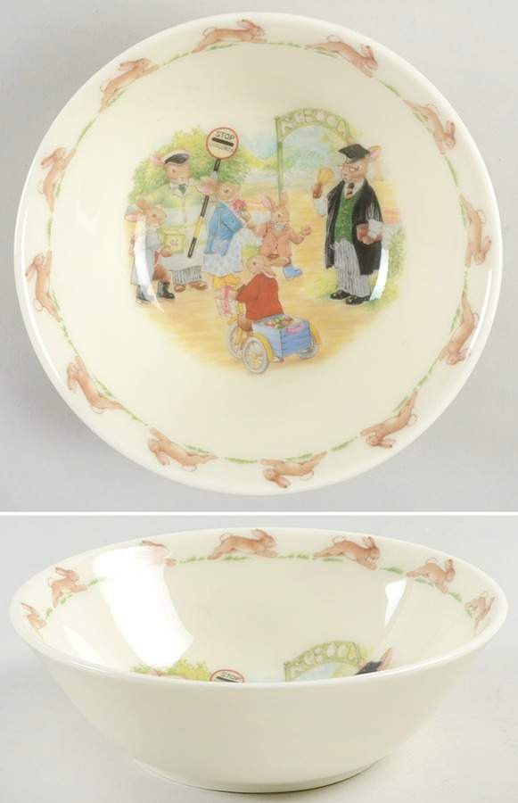 Bunnykins (Albion Shape) Coupe Cereal Bowl by Royal Doulton-1