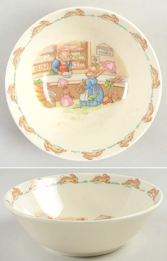 Bunnykins (Albion Shape) Coupe Cereal Bowl by Royal Doulton-1