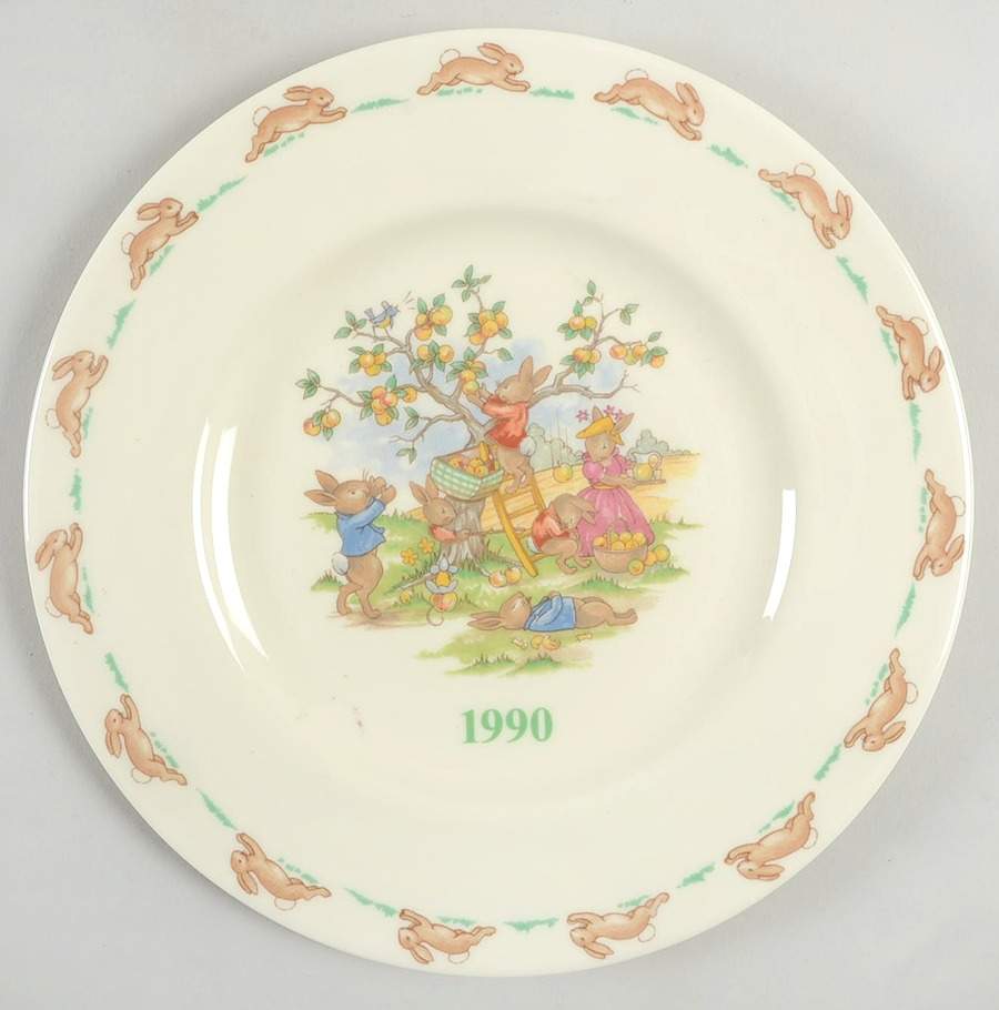 Bunnykins (Albion Shape) 1990 U.S. Special Events Tour Salad Plate by Royal Doulton-1