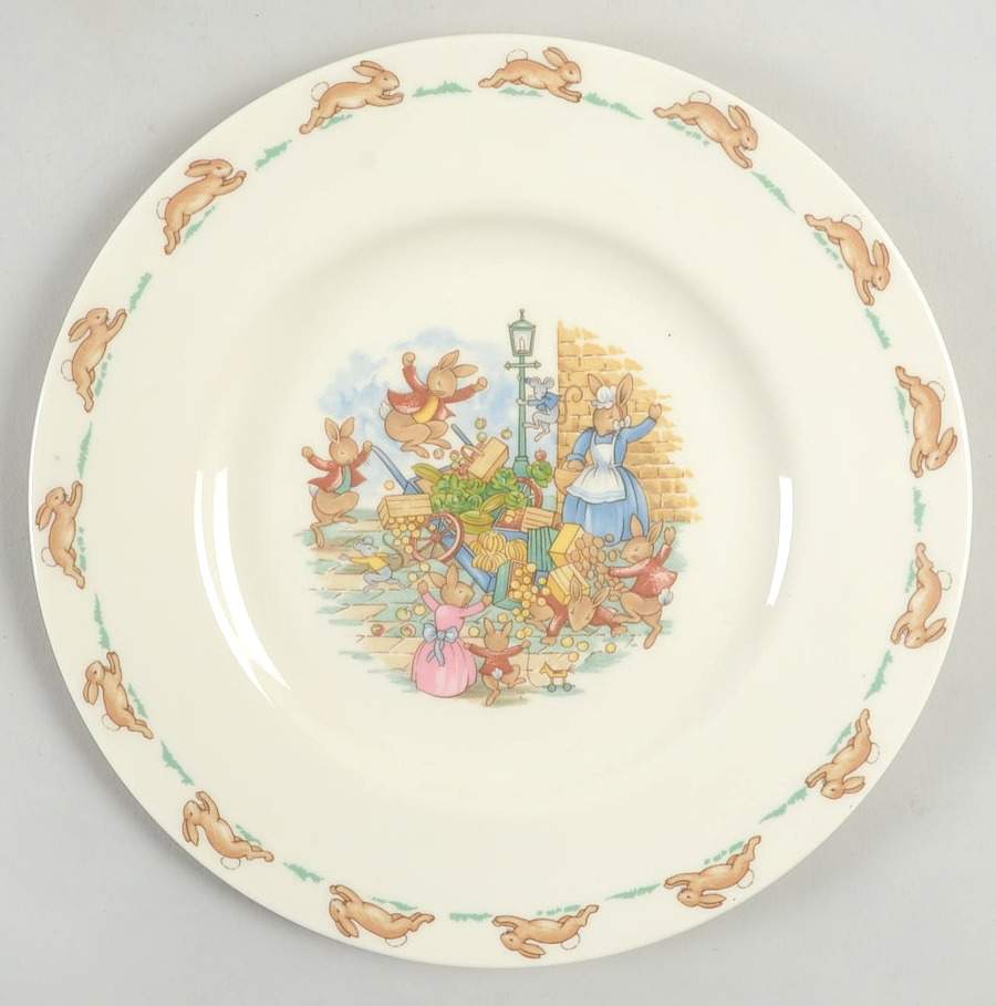 Bunnykins (Albion Shape) Salad Plate by Royal Doulton-1