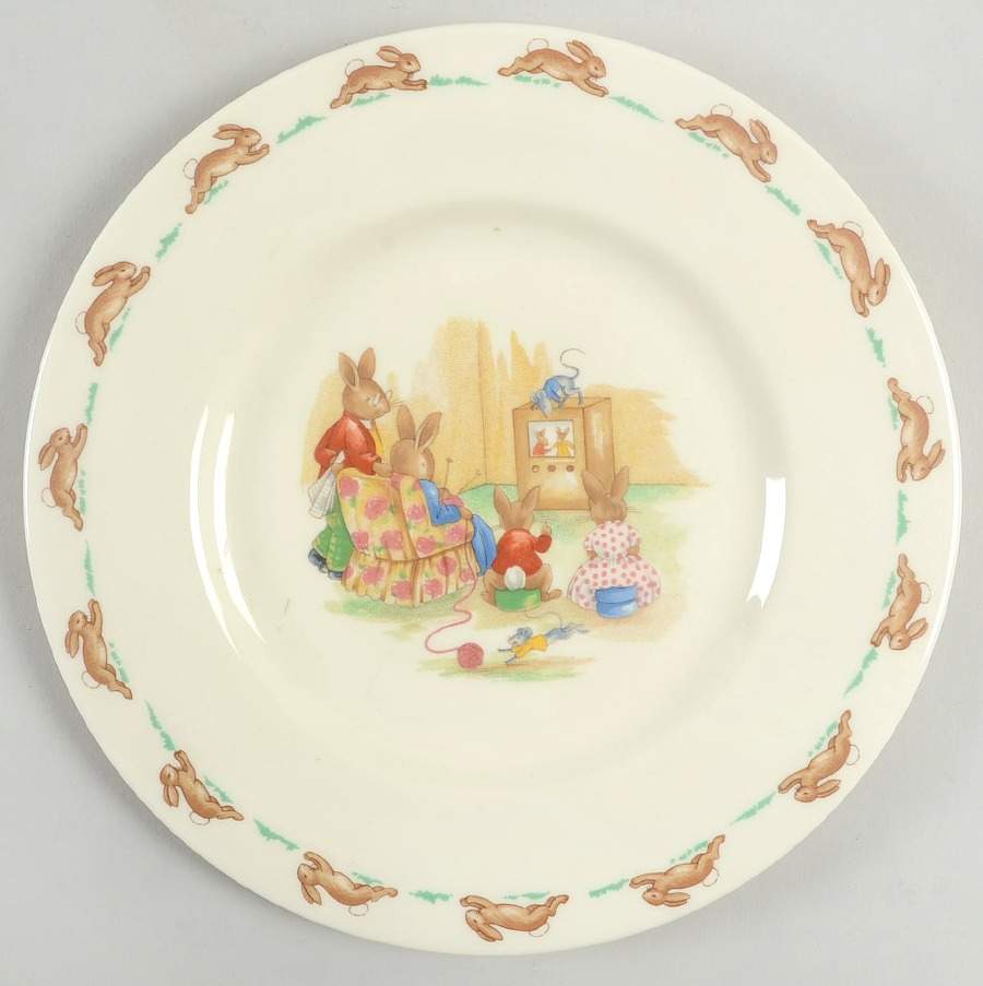 Bunnykins (Albion Shape) Salad Plate by Royal Doulton-1