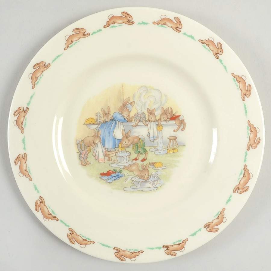 Bunnykins (Albion Shape) Salad Plate by Royal Doulton-1