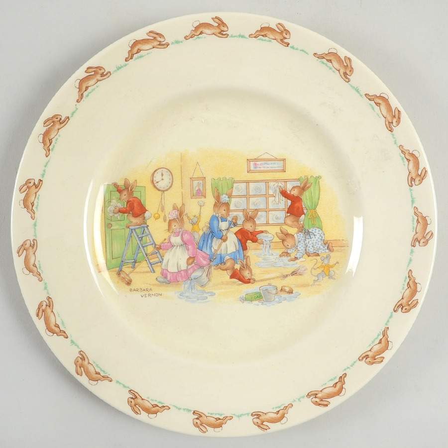 Bunnykins (Albion Shape) Salad Plate by Royal Doulton-1