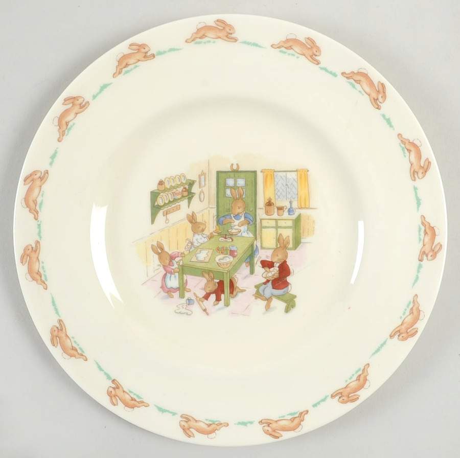 Bunnykins (Albion Shape) Salad Plate by Royal Doulton-1