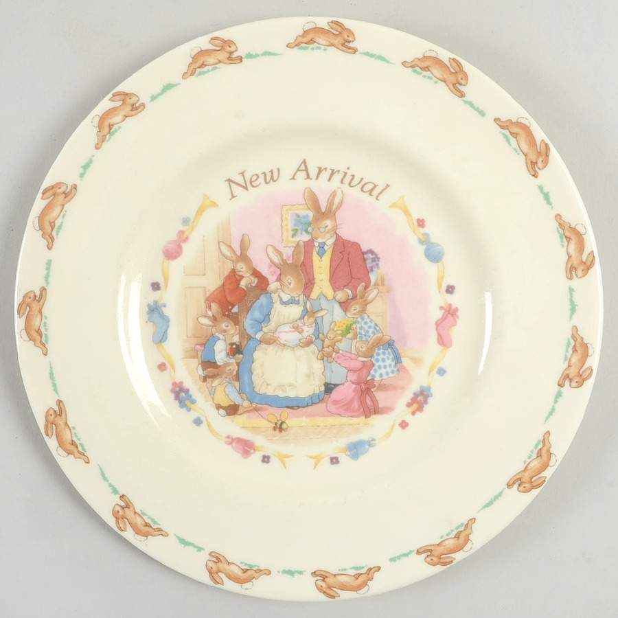 Bunnykins (Albion Shape) Salad Plate by Royal Doulton-1