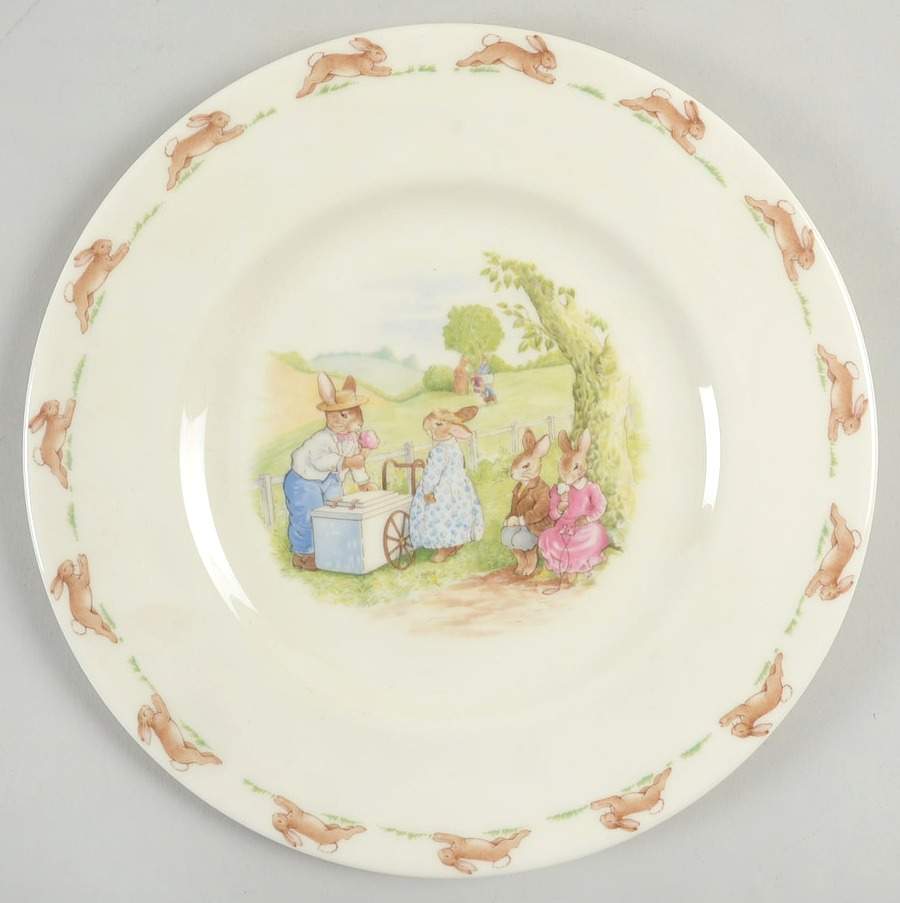 Bunnykins (Albion Shape) Salad Plate by Royal Doulton-1