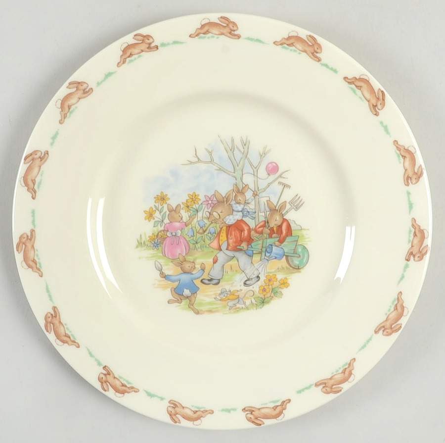 Bunnykins (Albion Shape) Salad Plate by Royal Doulton-1
