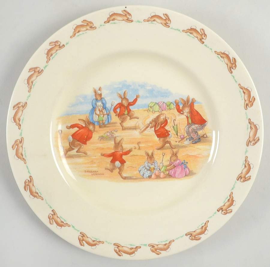 Bunnykins (Albion Shape) Salad Plate by Royal Doulton-1