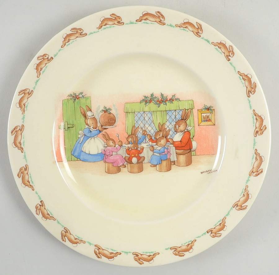 Bunnykins (Albion Shape) Salad Plate by Royal Doulton-1