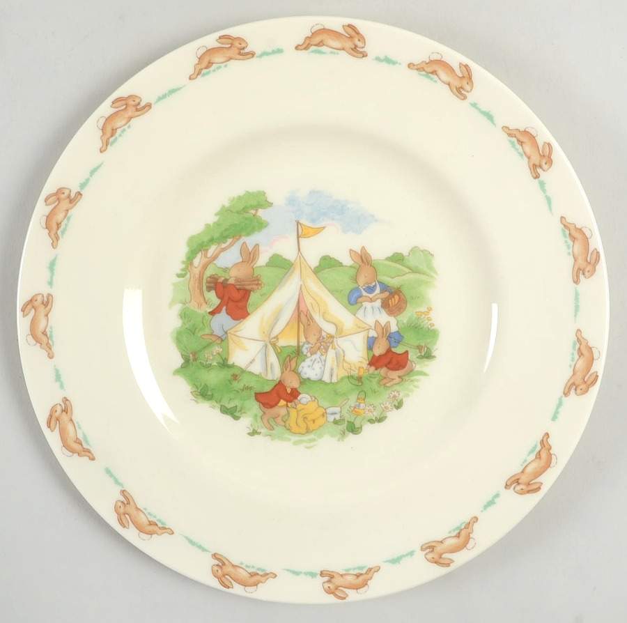 Bunnykins (Albion Shape) Salad Plate by Royal Doulton-1