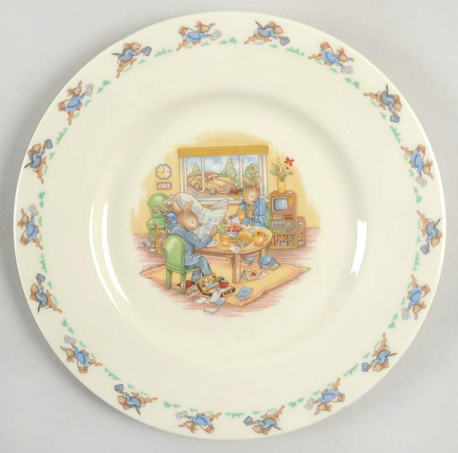 Bunnykins (Albion Shape) Salad Plate by Royal Doulton-1