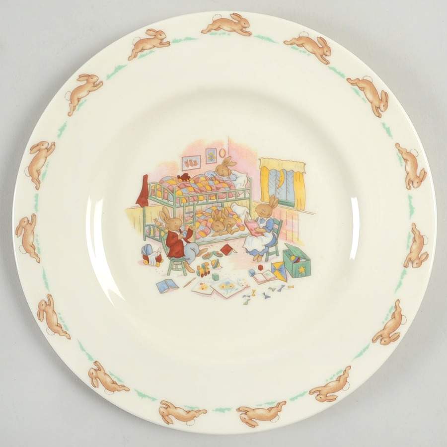 Bunnykins (Albion Shape) Salad Plate by Royal Doulton-1
