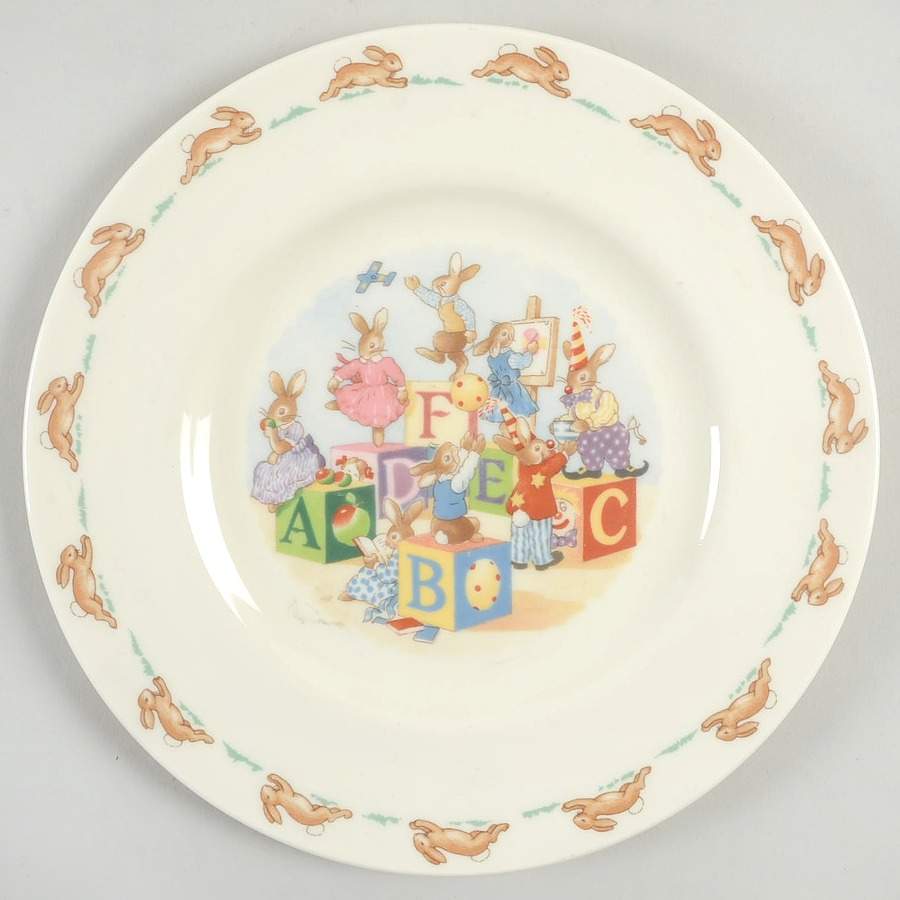 Bunnykins (Albion Shape) Salad Plate by Royal Doulton-1