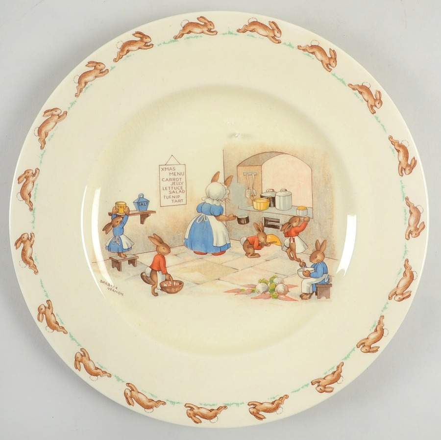 Bunnykins (Albion Shape) Salad Plate by Royal Doulton-1