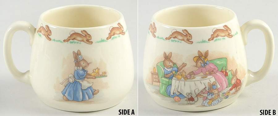 Bunnykins (Albion Shape) 1 Handle Don Mug by Royal Doulton-1