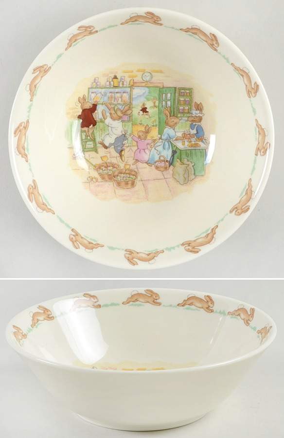 Bunnykins (Albion Shape) Coupe Cereal Bowl by Royal Doulton-1