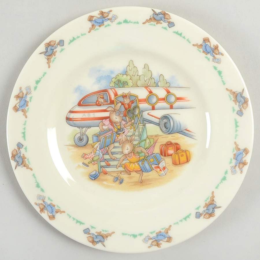 Bunnykins (Albion Shape) Bread & Butter Plate by Royal Doulton-1